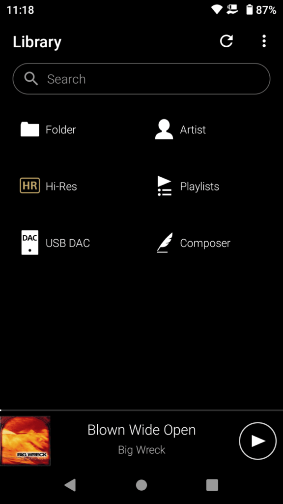 Sony NW-WM1AM2 Walkman Music Player app