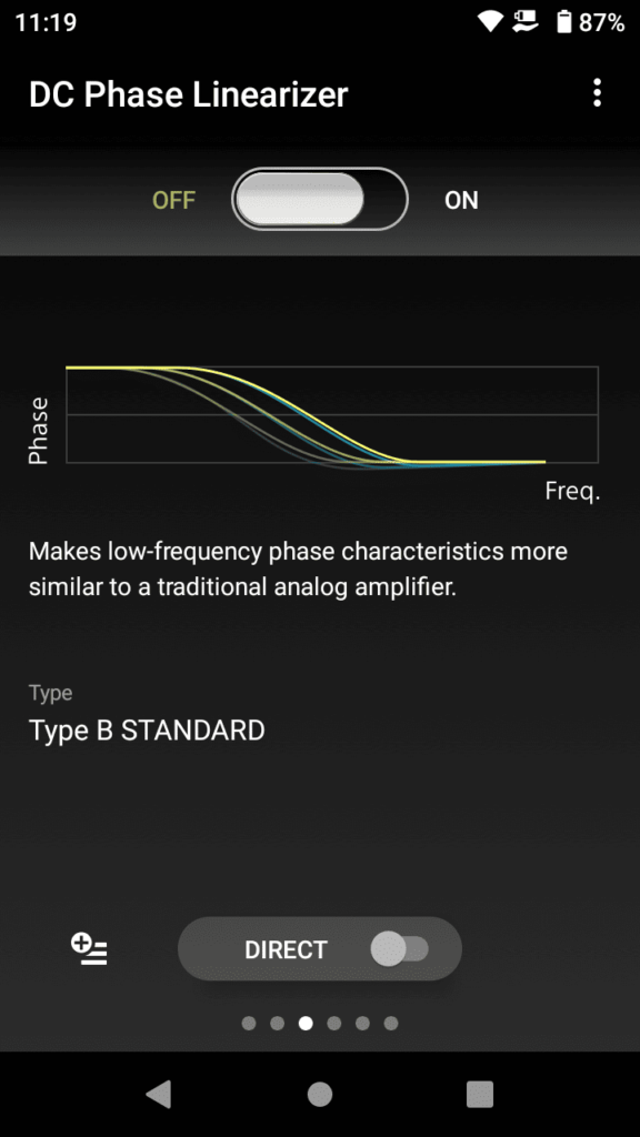 Sony NW-WM1AM2 Sound Adjustment app