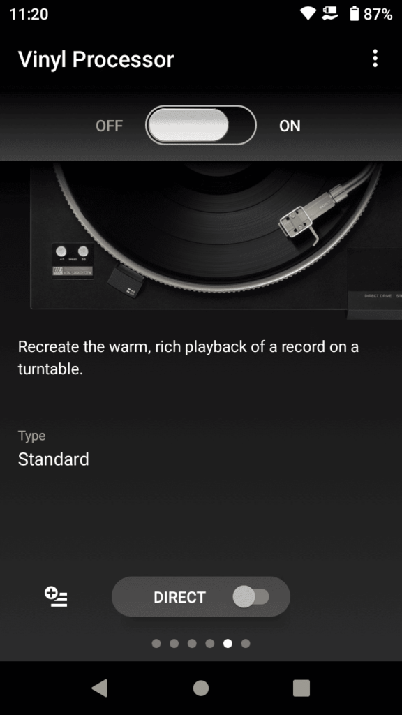 Sony NW-WM1AM2 Sound Adjustment app
