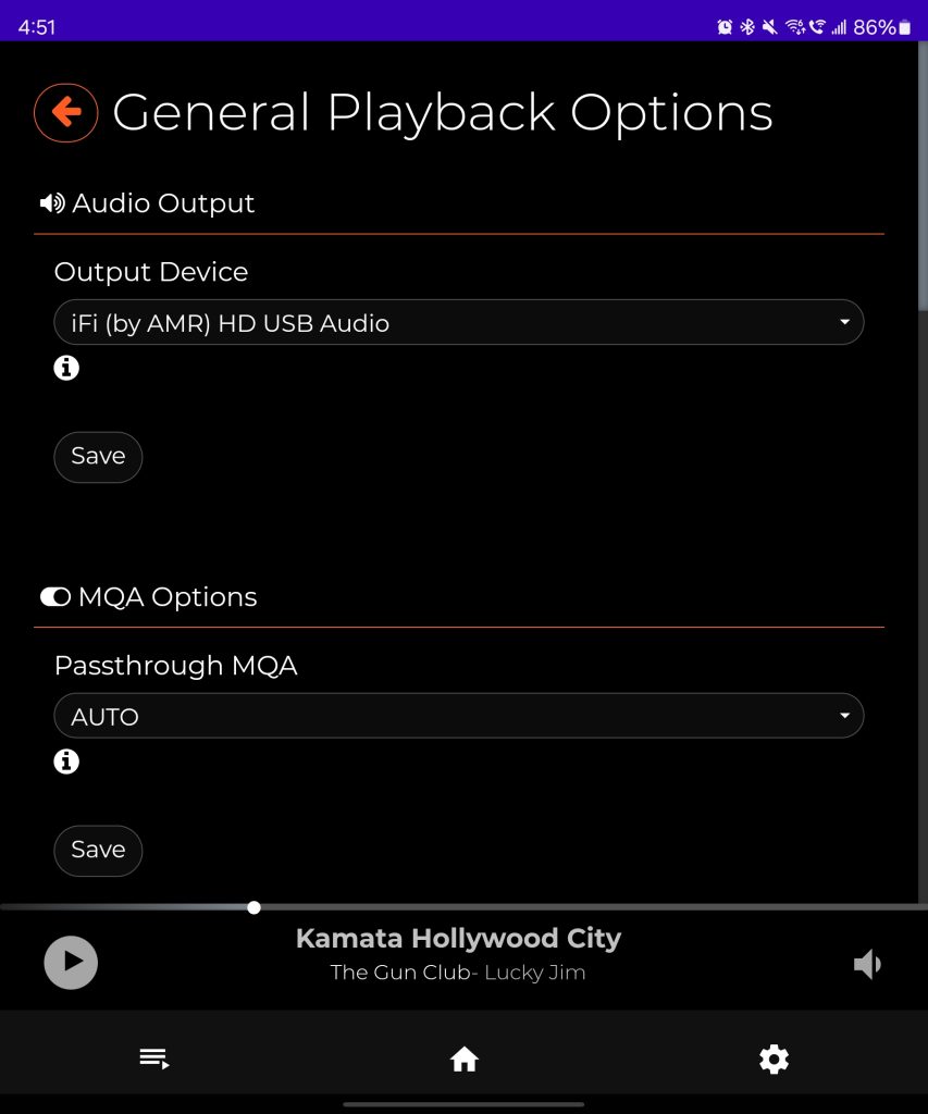 ifi stream app playback