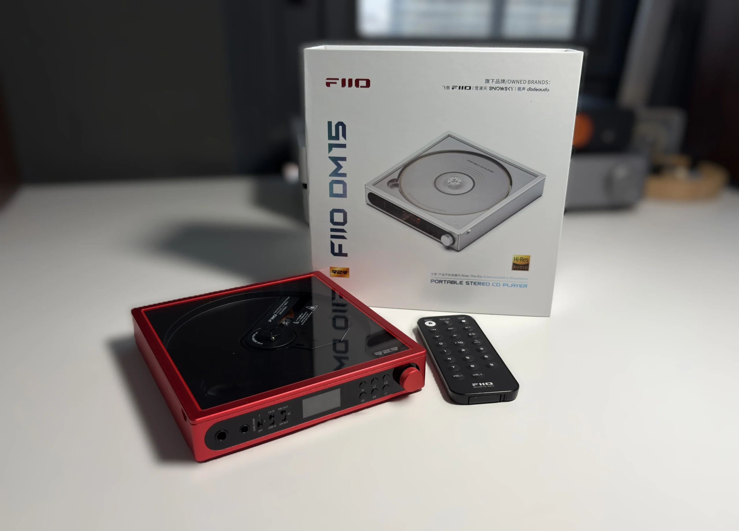 FiiO DM15 R2R Herbergt 1.150 MW Versterker In Een Gedeeltelijk Transparante Cd Speler.1178726.0