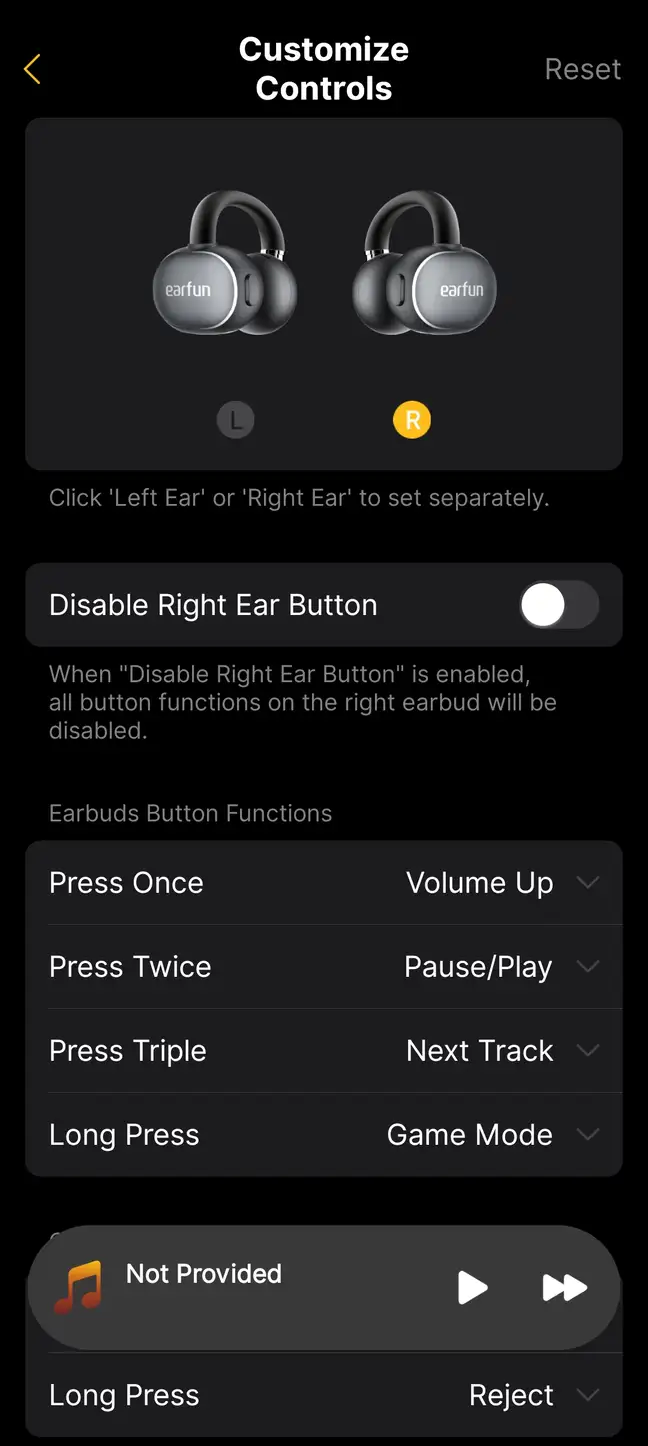 EarFun Clip 2 App