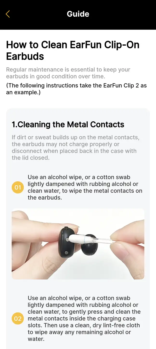 EarFun Clip 2 App
