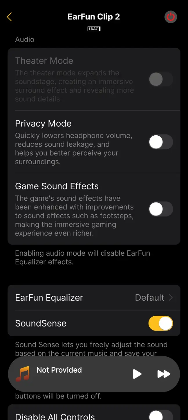 EarFun Clip 2 App