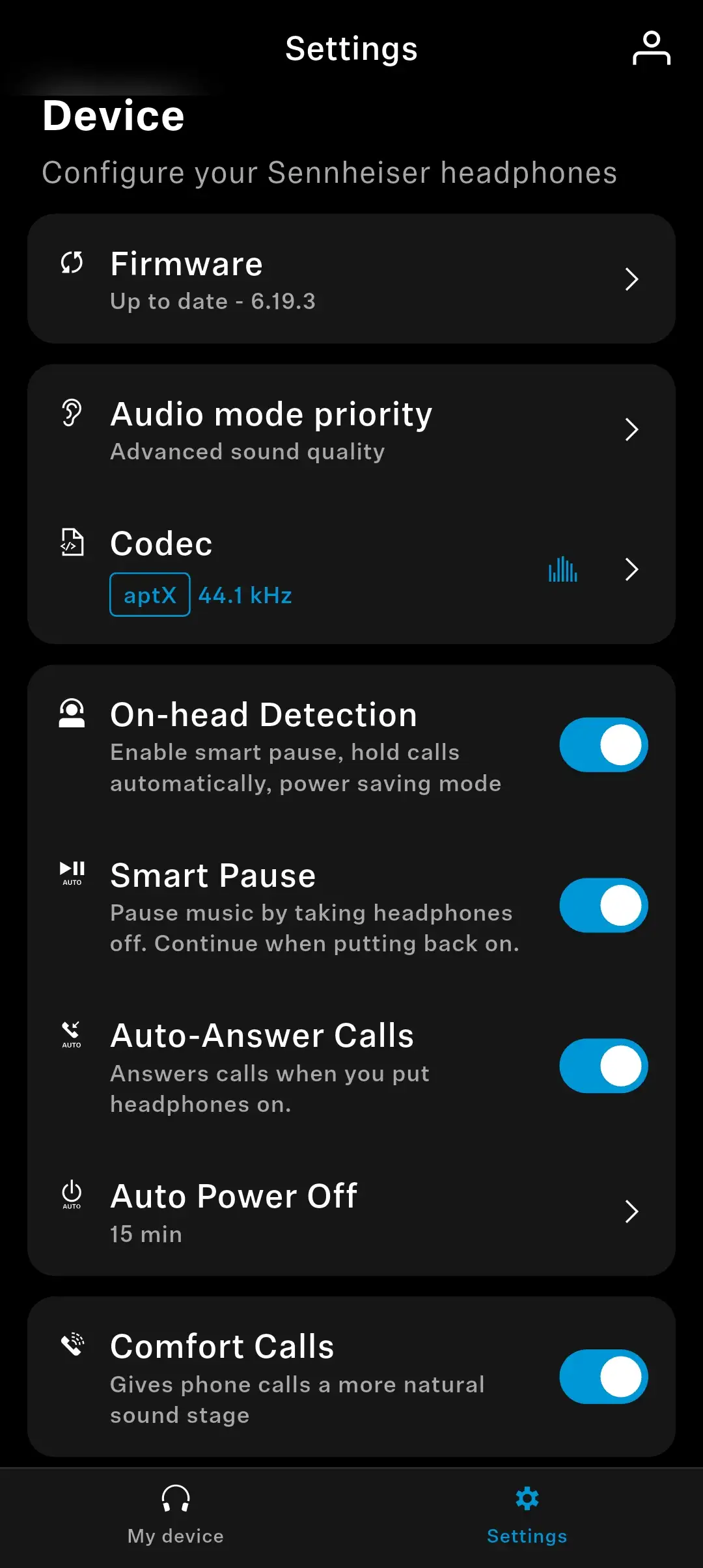 Sennheiser MOMENTUM 5_SmartControlPlusApp