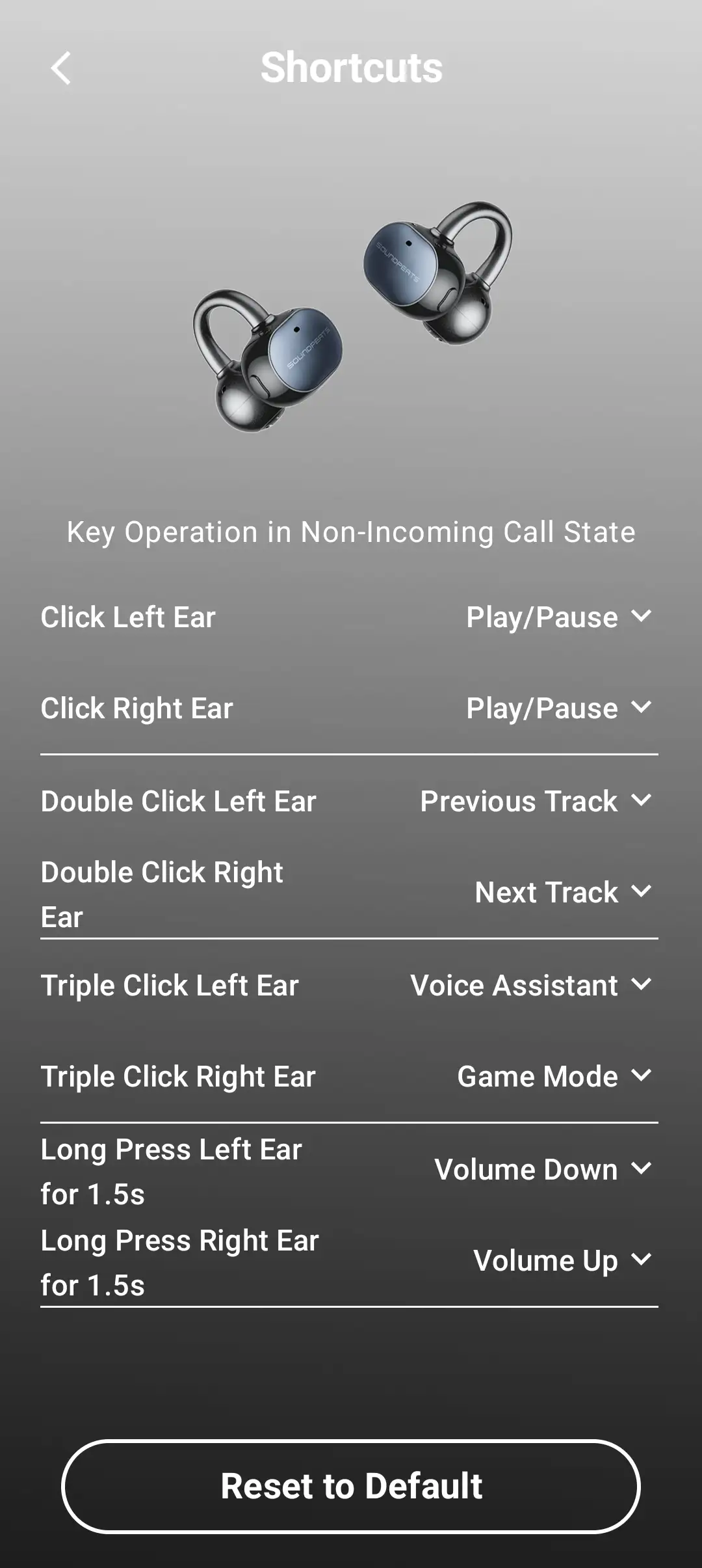 SOUNDSPEATS UU2 App