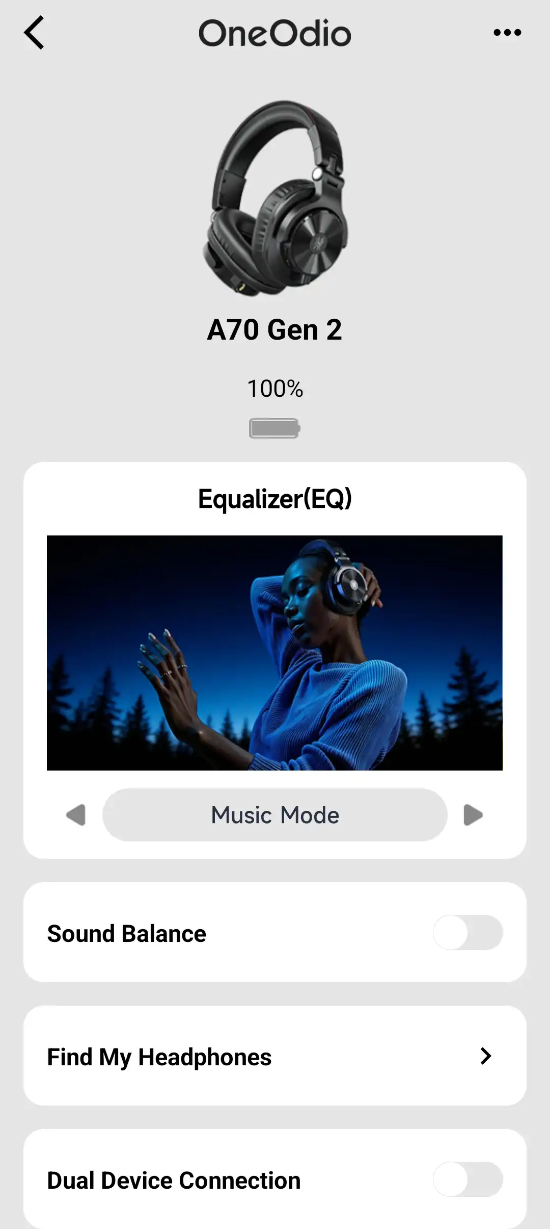 OneOdio App Fusion A70 GEN 2