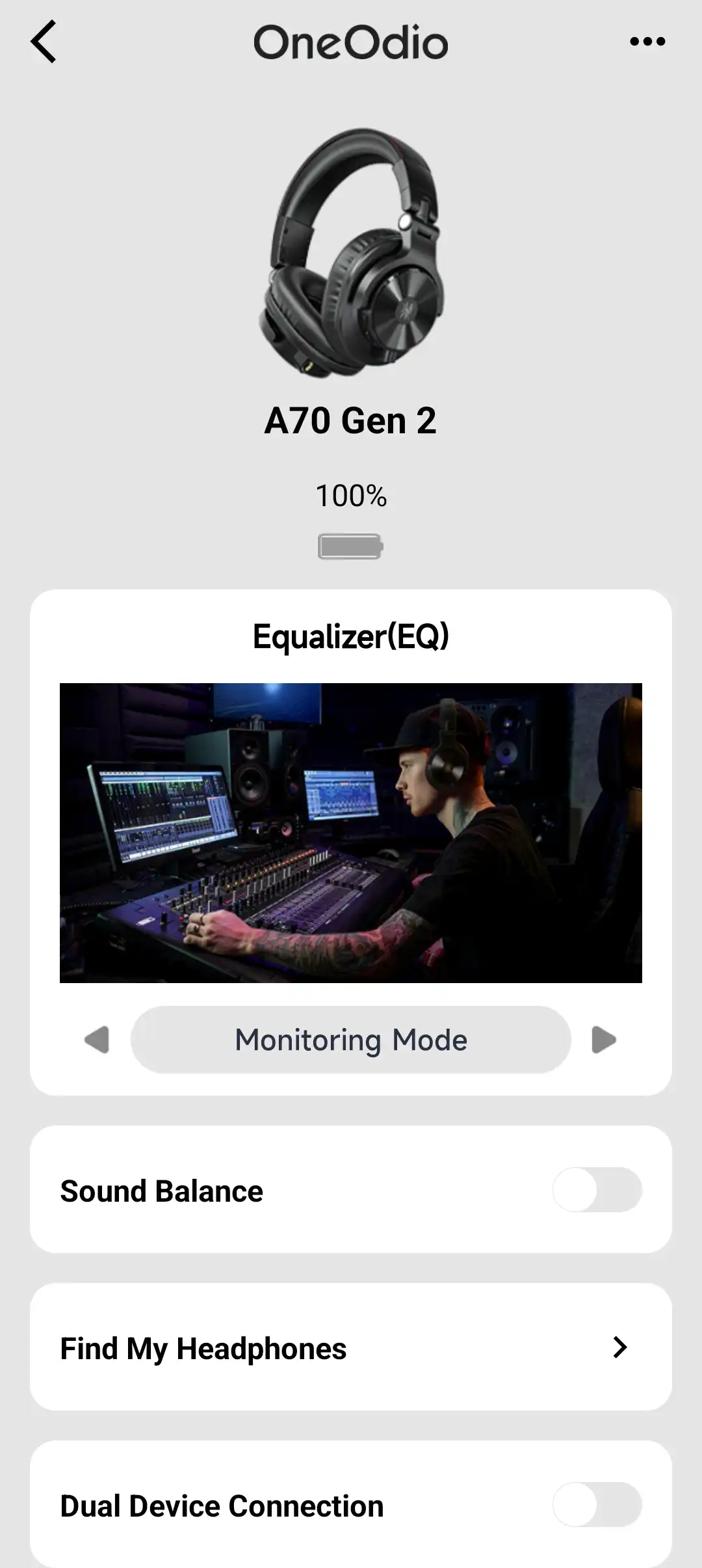 OneOdio App Fusion A70 GEN 2